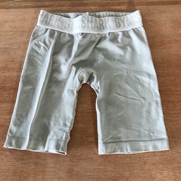 Gymshark Fit Seamless Cycling Athletic Shorts Women S Gray Stretch Athleisure - Picture 1 of 9